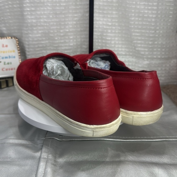 (E2) Kenneth Cole New York Men's C Side Suede Leather Loafer, Red (Size 12 M) - Picture 3 of 12